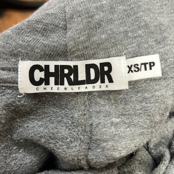 CHEERLEADER Gray Hoodie with Neon lightening bolts front NEW WITH TAGS EXTRA SM - Picture 14 of 15